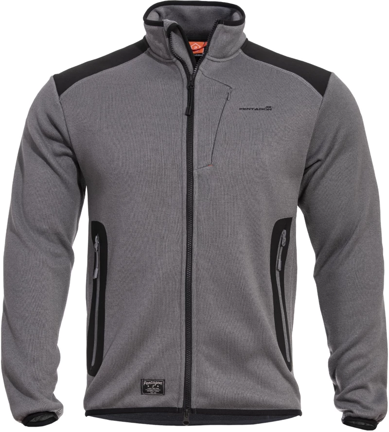ΖΑΚΕΤΑ PENTAGON ΓΚΡΙ WOLF GREY AMINTOR FLEECE SWEATER K08028-08