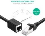 UGREEN NW112  Καλώδιο Επέκτασης Δικτύου RJ45 Cat 6 (26AWG) (2m) (Μαύρο)