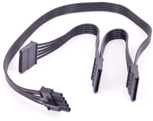 Καλώδιο Τροφοδοσίας 5Pin σε 3 SATA 15Pin για Cooler Master V series V550 V650 V700 V750 Glod V850 V1000 V1200 V1300 Platinum (18AWG) (80cm) (OEM)