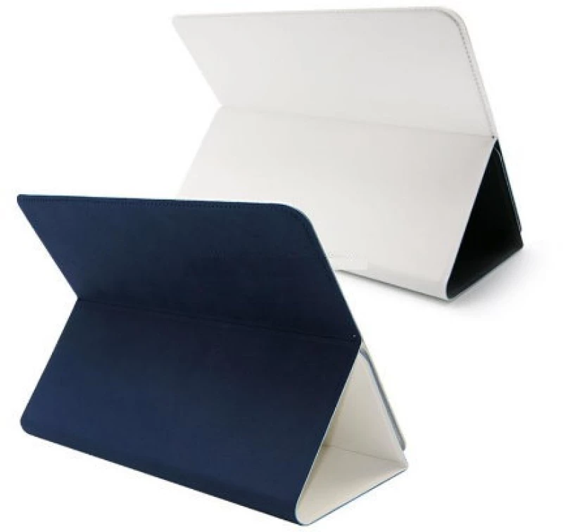 Universal Αναδιπλούμενη Πτυσσόμενη Θήκη για Tablet 7"-8'' (Σκούρο Μπλε Λευκό) (OEM)