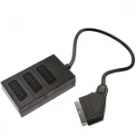 Διαχωριστής SCART 1 Είσοδος - 3 Εξόδοι SCART EN11A (0.5m) (Μαύρο) (OEM)