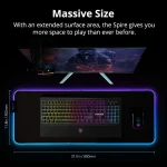 TRONSMART SPIRE Gaming Τάπητας Ποντικιού (800x300x4mm) (RGB)
