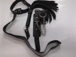 BDSM Σετ χειροπέδες/μαστίγιο/περιλαίμιο
