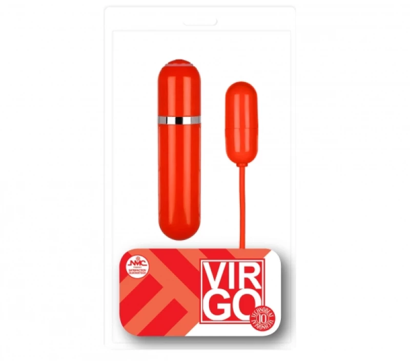 Ωοειδής Μπίλια "Virgo Bullet Type 1 10Vib 4cm" κόκκινο χρώμα