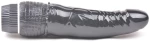 Black Color Realistic Dildo Vibrator TPE Material, Skin-Safe