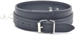 Black Bondage Collar with Lead