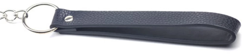 Black Bondage Collar with Lead