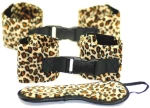 Leopard Mask & Cuffs Kit