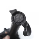 Μαύρο μαστίγιο αλογοουρά με 80 λουριά Naughty Toys 42