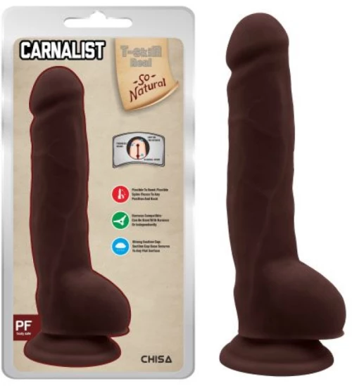 Carnal Pleasure Brown Dildo