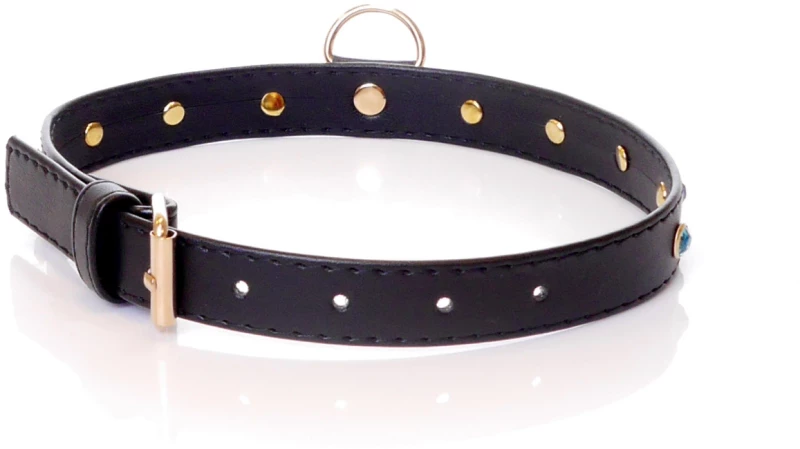 Collar - 2 cm turquoise crystal