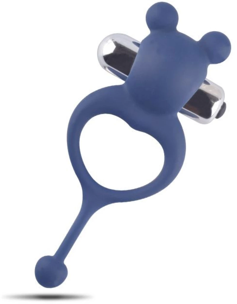 Bear cock ring with bullet 12 εκ