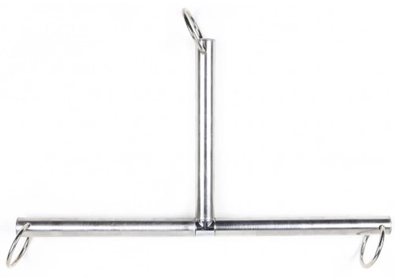 Metal Bondage T-Type Spreader Bar Neck and hands