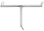 Metal Bondage T-Type Spreader Bar Neck and hands
