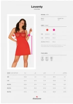 Obsessive Plus Size Charming Loventy Babydoll