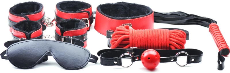7 PCS Red & Black Color SM Kit