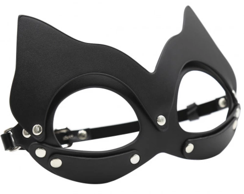 Naughty Toys Cat's adjustable leather face mask