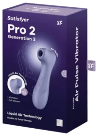 Satisfyer Pro 2 Generation 3 with Liquid Air Technology Lilac