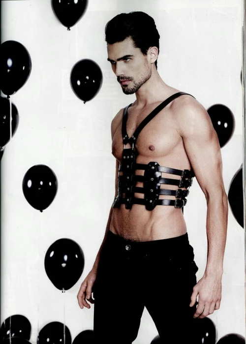 BDSM Δερμάτινο ανδρικό τοπ