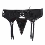 Naughty Toys Shiny Garter Belt with String