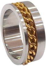 BD JEWELERY Δαχτυλιδι βερα από ανοξειδωτο ατσαλι  HRK-2024