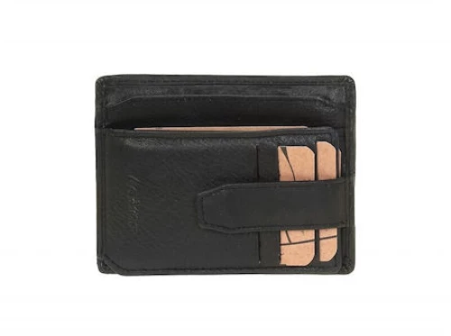 Lavor 1-3757 Δερμάτινο Ανδρικό Πορτοφόλι Καρτών με RFID Μαύρο