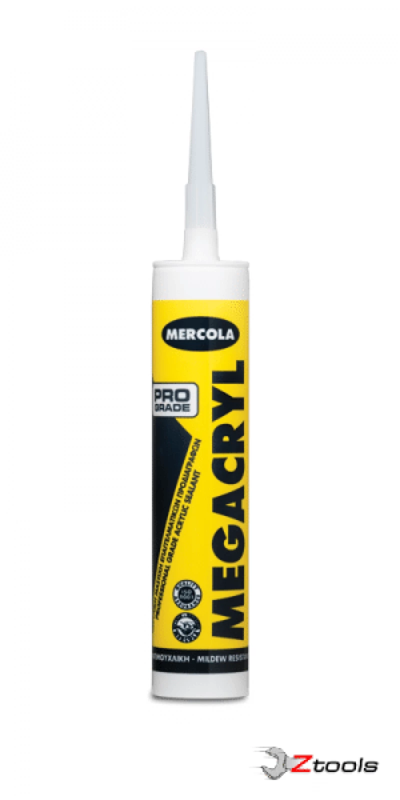 Mercola Megacryl ακρυλική μαστίχη/στόκος λευκό 280ml