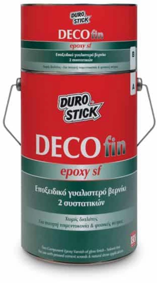 Decofin Epoxy SF εποξειδικό βερνίκι άχρωμο Durostick 5kg