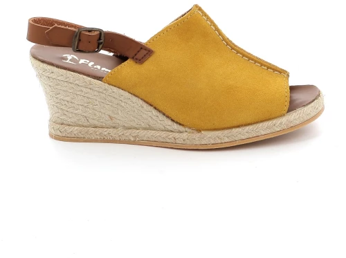 Γυναικεία Εσπαντρίγια Flamenco Χρώματος Κίτρινο 775-19001