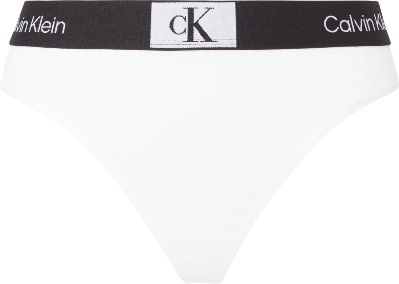 Γυναικείο String  Calvin Klein - Λευκό -  Μαύρο λάστιχο