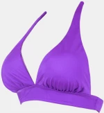 Μαγιό τρίγωνο Rock Club - Μωβ τοπ Bikini - Μεγάλο στήθος - Cup C/D