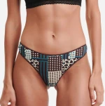 Γυναικείο brazil slip Walk με σχέδια - Brief από ίνες bamboo - 2 pack