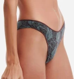 Γυναικείο brazil slip Walk με σχέδια - Brief από ίνες bamboo - 2 pack