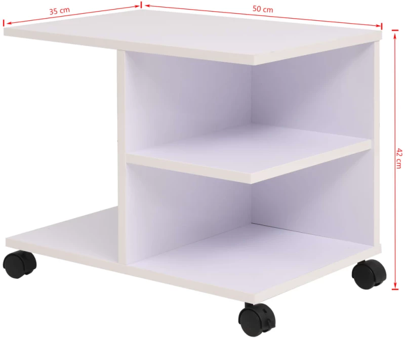 ΡΑΦΙΕΡΑ ΜΕ ΡΟΔΕΣ ΛΕΥΚΗ 50 X 35 X 42 ΕΚ. 245724