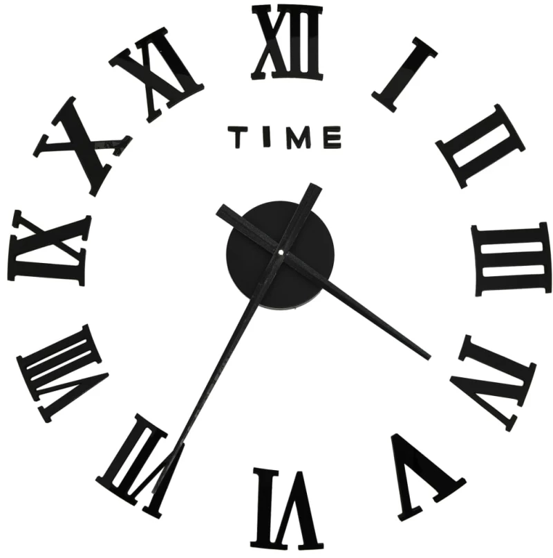 ΡΟΛΟΙ ΤΟΙΧΟΥ ΤΡΙΣΔΙΑΣΤΑΤΟ ΜΟΝΤΕΡΝΟ ΜΑΥΡΟ 100 ΕΚ. XXL 325159