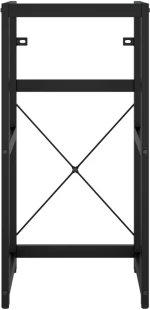 ΈΠΙΠΛΟ ΜΠΑΝΙΟΥ ΜΑΥΡΟ 40 X 38 X 83 ΕΚ. ΣΙΔΕΡΕΝΙΟ 338499