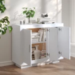 ΝΤΟΥΛΑΠΙ ΛΕΥΚΟ 92X35X75 ΕΚ. ΑΠΟ ΕΠΕΞΕΡΓΑΣΜΕΝΟ ΞΥΛΟ 811835