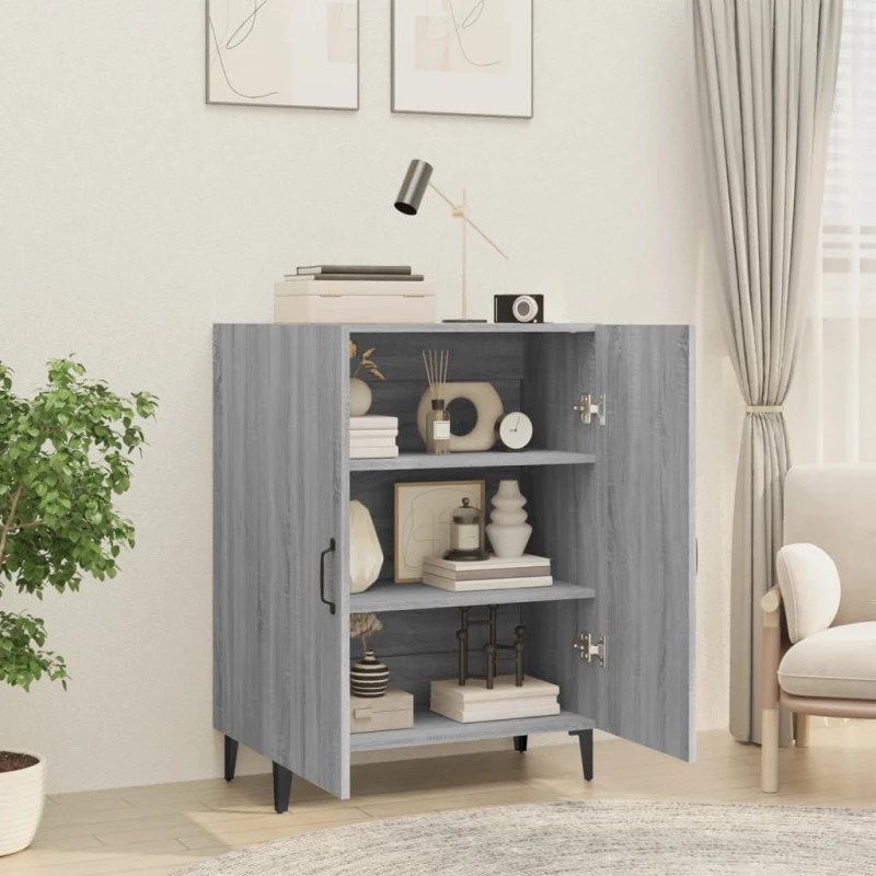 ΝΤΟΥΛΑΠΙ ΓΚΡΙ SONOMA 70 X 34 X 90 ΕΚ. ΑΠΟ ΕΠΕΞΕΡΓΑΣΜΕΝΟ ΞΥΛΟ 817331