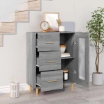 ΝΤΟΥΛΑΠΙ ΓΚΡΙ SONOMA 69,5 X 34 X 90 ΕΚ. ΑΠΟ ΕΠΕΞΕΡΓΑΣΜΕΝΟ ΞΥΛΟ 817364