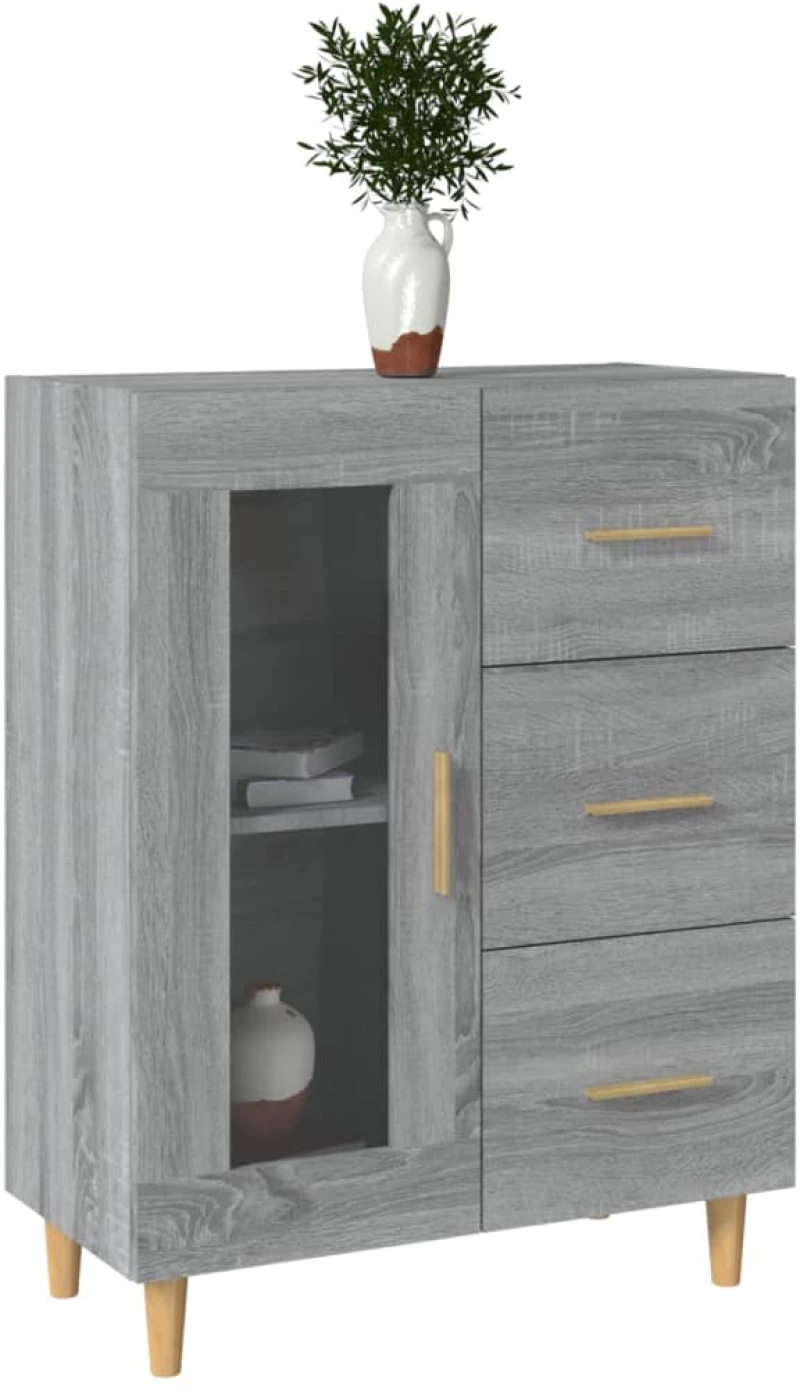ΝΤΟΥΛΑΠΙ ΓΚΡΙ SONOMA 69,5 X 34 X 90 ΕΚ. ΑΠΟ ΕΠΕΞΕΡΓΑΣΜΕΝΟ ΞΥΛΟ 817364