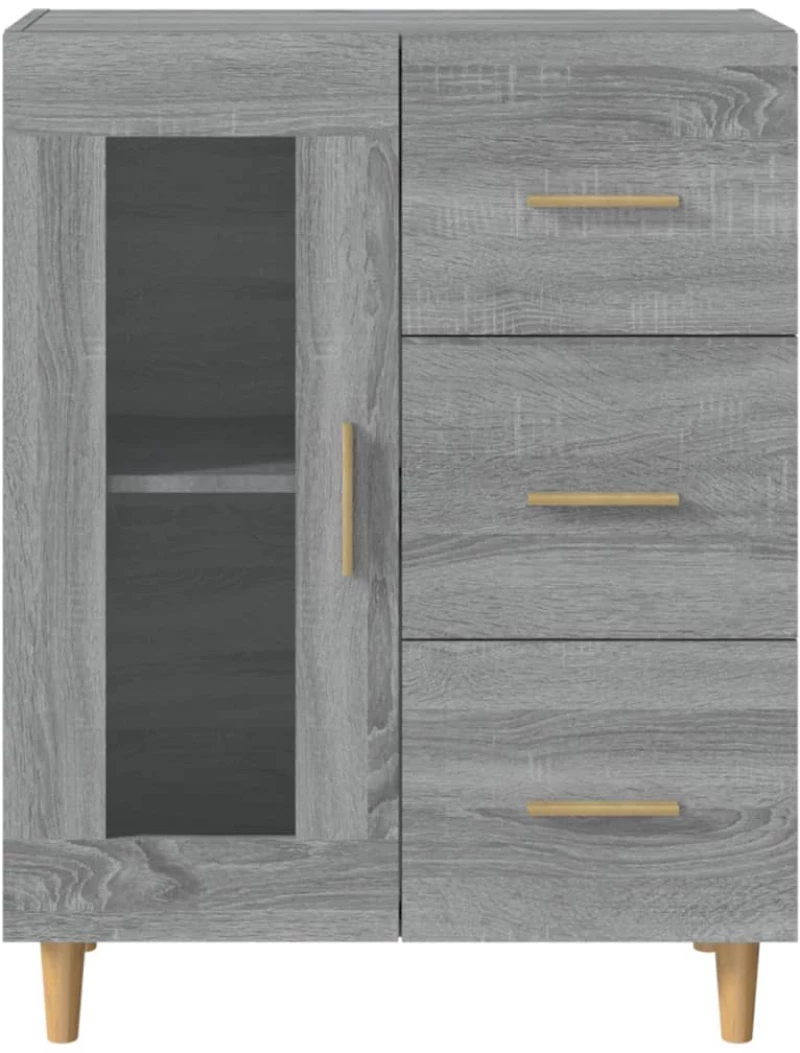 ΝΤΟΥΛΑΠΙ ΓΚΡΙ SONOMA 69,5 X 34 X 90 ΕΚ. ΑΠΟ ΕΠΕΞΕΡΓΑΣΜΕΝΟ ΞΥΛΟ 817364