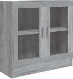 ΒΙΤΡΙΝΑ ΓΚΡΙ SONOMA 82,5X30,5X80ΕΚ. ΑΠΟ ΕΠΕΞΕΡΓΑΣΜΕΝΟ ΞΥΛΟ 815616
