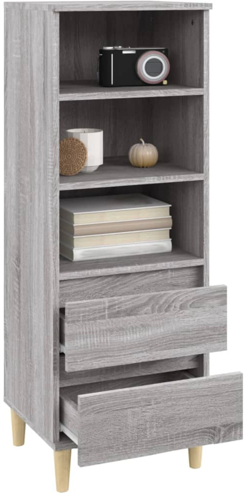 ΝΤΟΥΛΑΠΙ ΓΚΡΙ SONOMA 40X36X110 ΕΚ. ΑΠΟ ΕΠΕΞΕΡΓΑΣΜΕΝΟ ΞΥΛΟ 821242