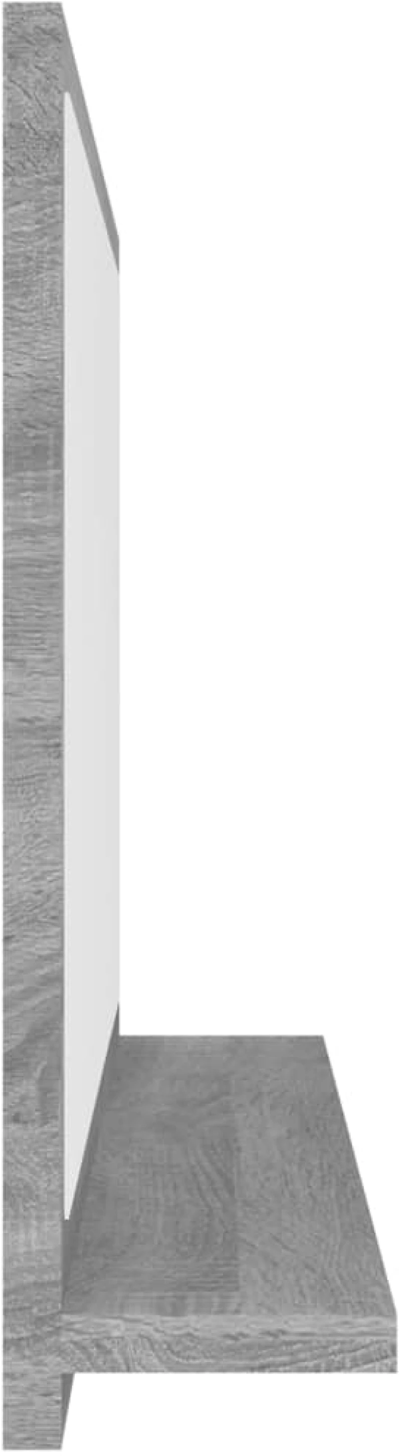 ΚΑΘΡΕΦΤΗΣ ΜΠΑΝΙΟΥ ΓΚΡΙ SONOMA 40X10,5X37 ΕΚ. ΕΠΕΞΕΡΓΑΣΜΕΝΟ ΞΥΛΟ 815634