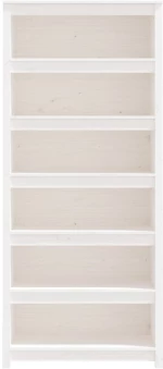 ΒΙΒΛΙΟΘΗΚΗ ΛΕΥΚΗ 80X35X183 ΕΚ. ΑΠΟ ΜΑΣΙΦ ΞΥΛΟ ΠΕΥΚΟΥ 821695