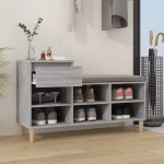 ΠΑΠΟΥΤΣΟΘΗΚΗ ΓΚΡΙ SONOMA 102X36X60 ΕΚ. ΑΠΟ ΕΠΕΞΕΡΓΑΣΜΕΝΟ ΞΥΛΟ 821210