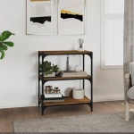ΒΙΒΛΙΟΘΗΚΗ ΚΑΠΝΙΣΤΗ ΔΡΥΣ 60 X 33 X 70,5 ΕΚ. ΕΠΕΞ. ΞΥΛΟ & ΑΤΣΑΛΙ 819324