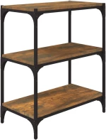 ΒΙΒΛΙΟΘΗΚΗ ΚΑΠΝΙΣΤΗ ΔΡΥΣ 60 X 33 X 70,5 ΕΚ. ΕΠΕΞ. ΞΥΛΟ & ΑΤΣΑΛΙ 819324