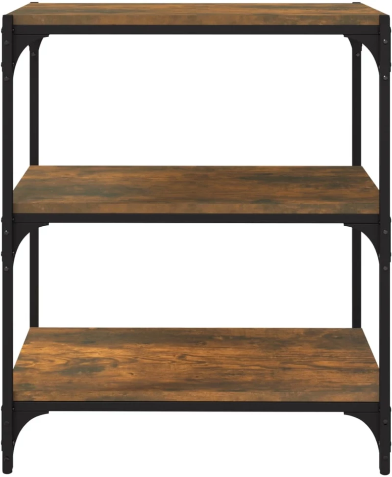 ΒΙΒΛΙΟΘΗΚΗ ΚΑΠΝΙΣΤΗ ΔΡΥΣ 60 X 33 X 70,5 ΕΚ. ΕΠΕΞ. ΞΥΛΟ & ΑΤΣΑΛΙ 819324