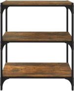 ΒΙΒΛΙΟΘΗΚΗ ΚΑΠΝΙΣΤΗ ΔΡΥΣ 60 X 33 X 70,5 ΕΚ. ΕΠΕΞ. ΞΥΛΟ & ΑΤΣΑΛΙ 819324